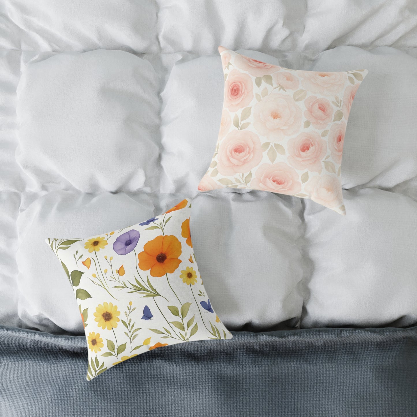 Summer Flower Luxe Cushion
