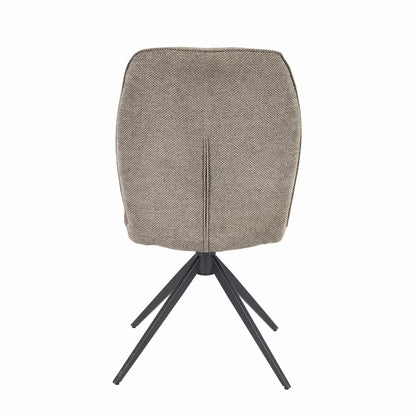 Cavella round Ceramic Extending Dining Table + 4 Beige Chairs