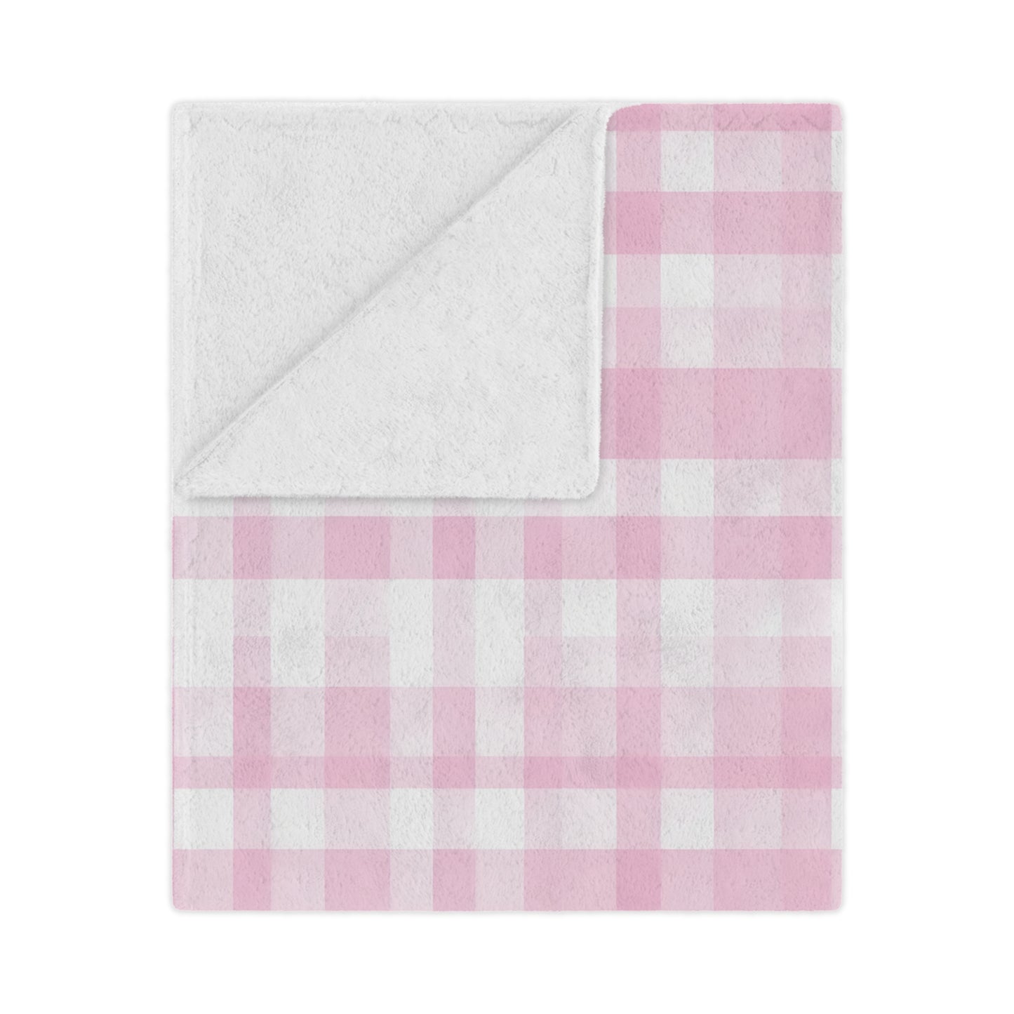 Blush Check Charm Blanket