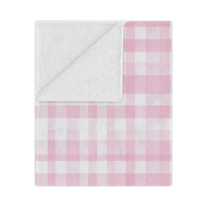 Blush Check Charm Blanket