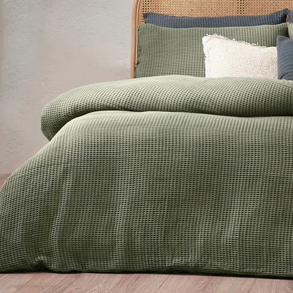 Muraida Cotton Solid Colour Duvet Cover Set with Pillowcases