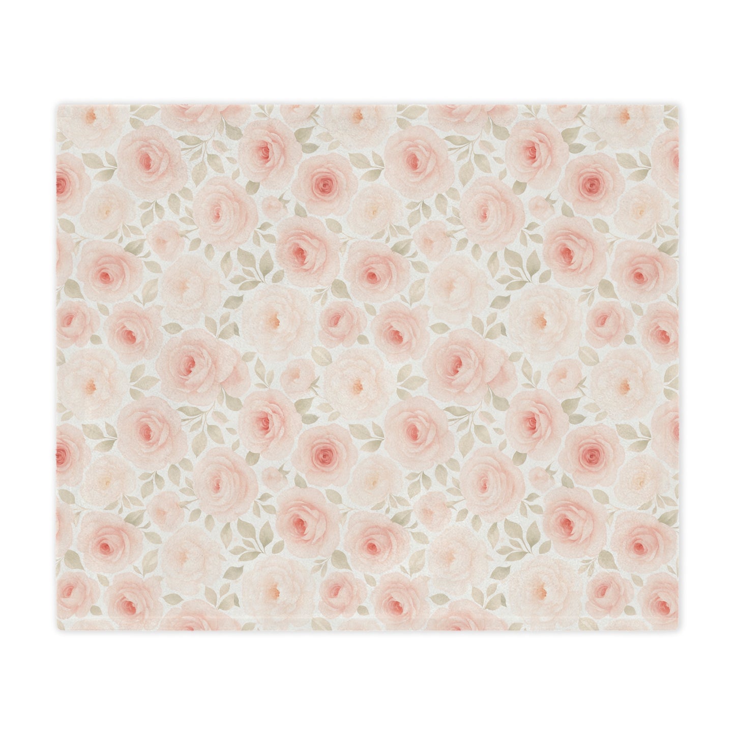 Rosé Bloom Elegance Blanket