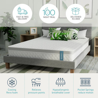 Serenity Pocket Sprung Mattress and Cooling Foam