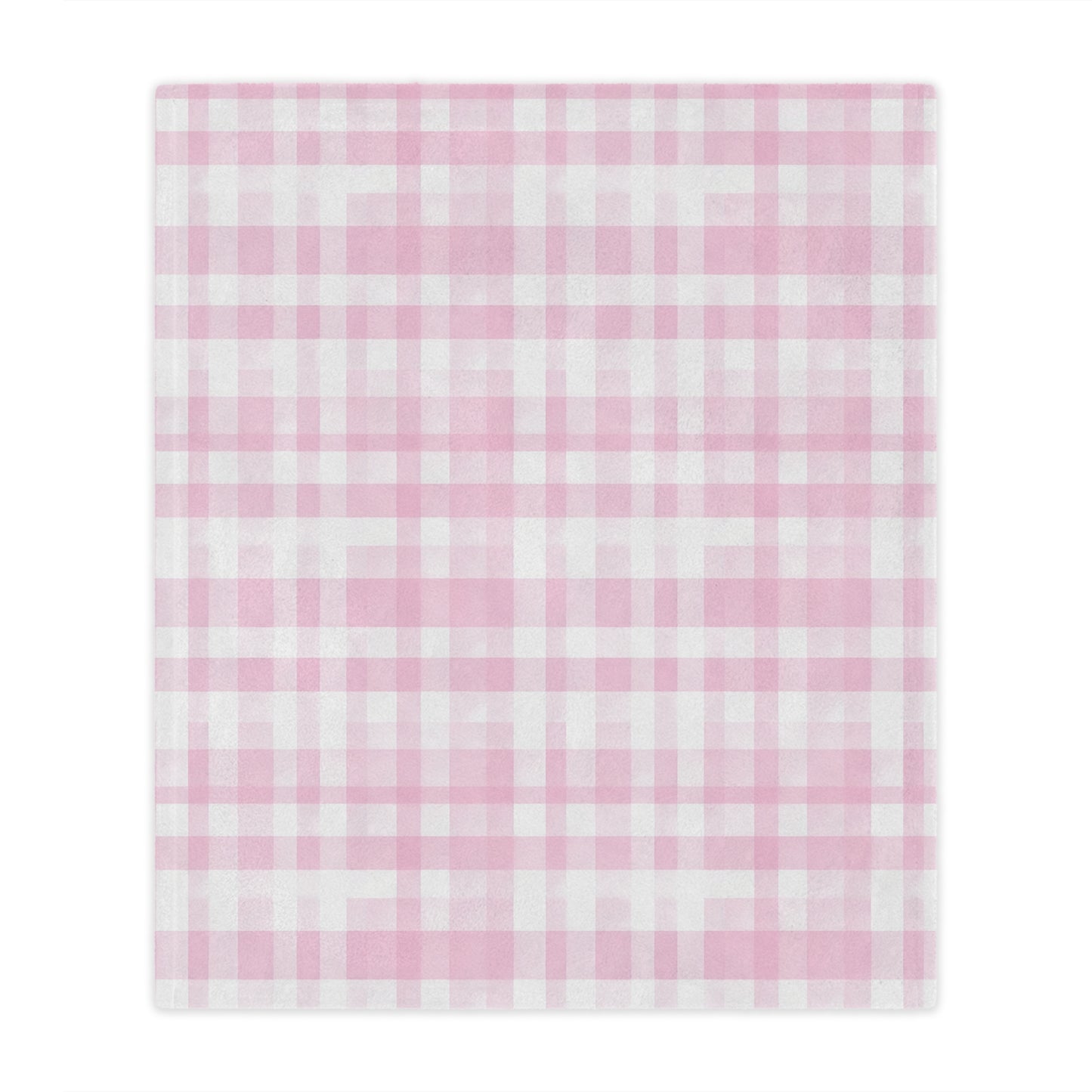 Blush Check Charm Blanket