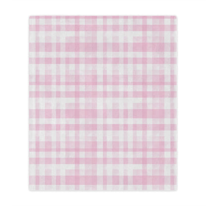 Blush Check Charm Blanket
