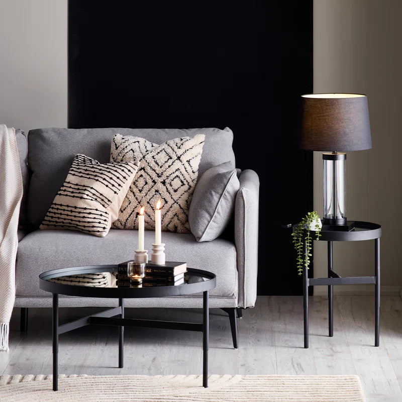 Loughman Mirror Glass Coffee Table