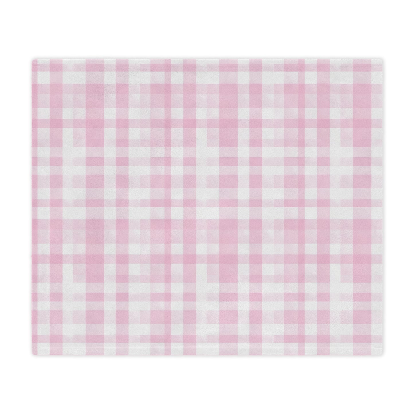 Blush Check Charm Blanket