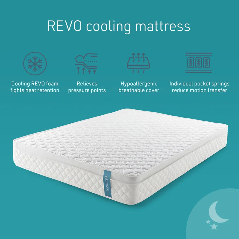 Serenity Pocket Sprung Mattress and Cooling Foam