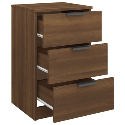 Bedside Cabinet Brown Oak 40X36X65 Cm