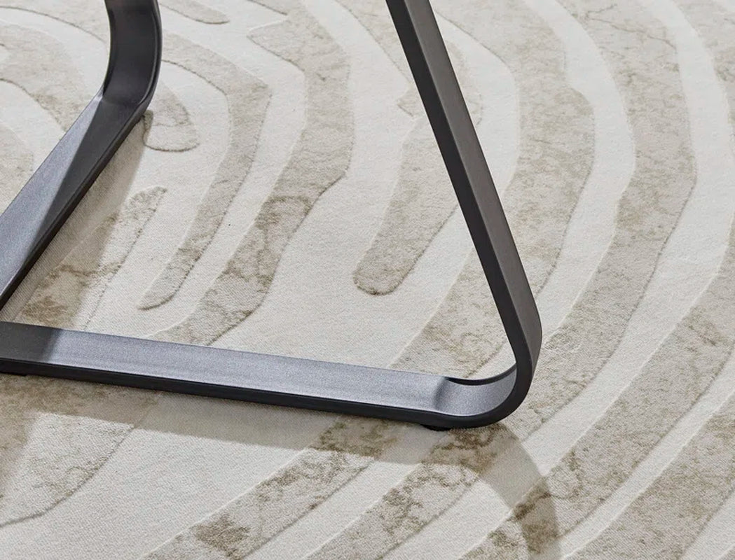 Chowchilla Luxury round Dining Table - Modern Industrial Style