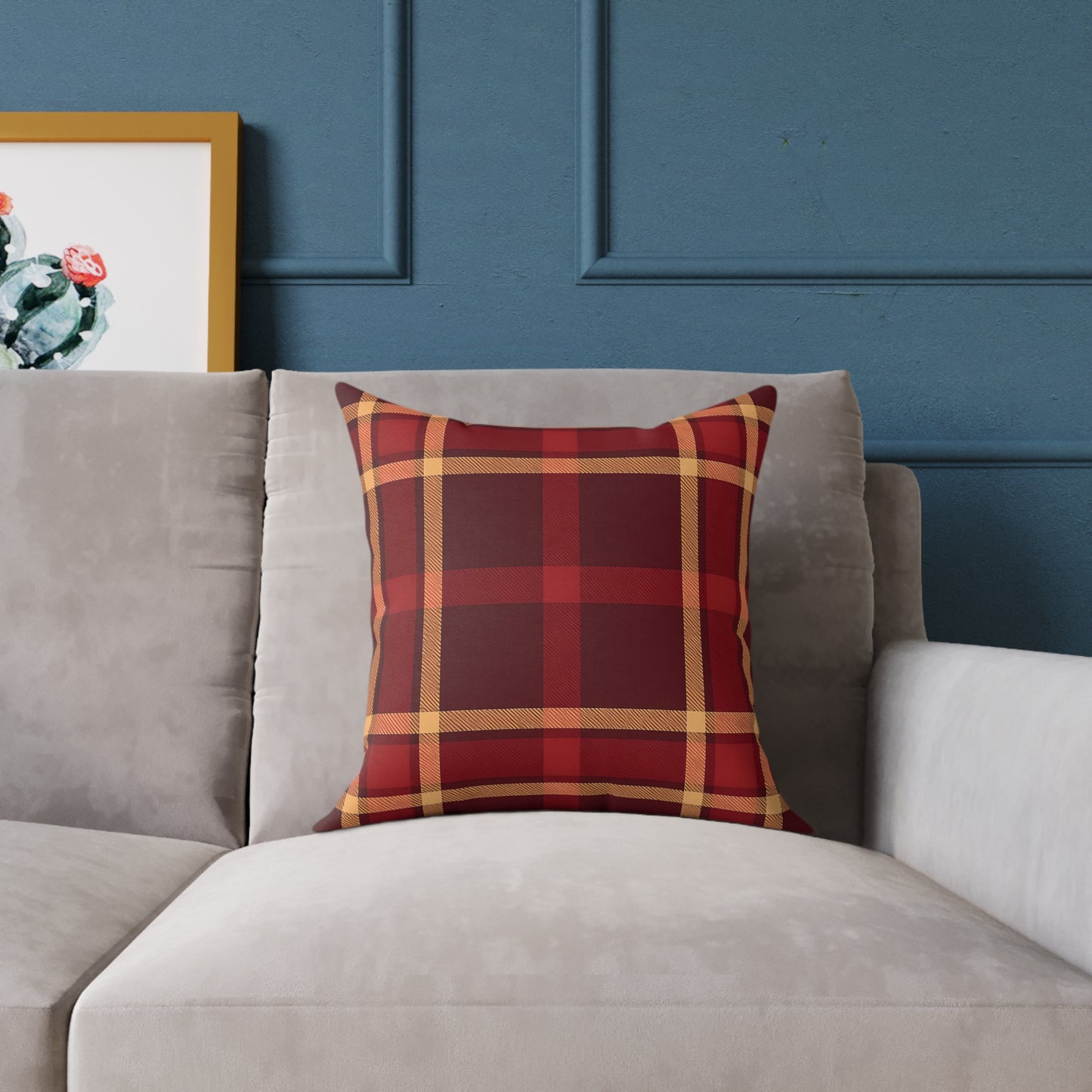 Square Poly Canvas Pillow