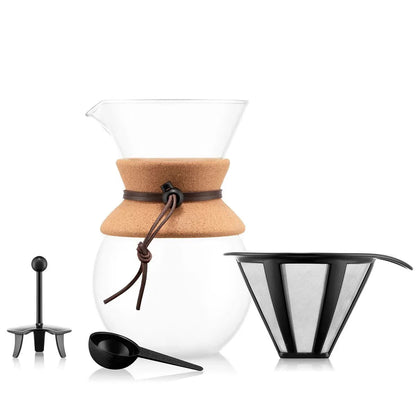 Pour over Coffee Maker, 1L with Permanent Filter