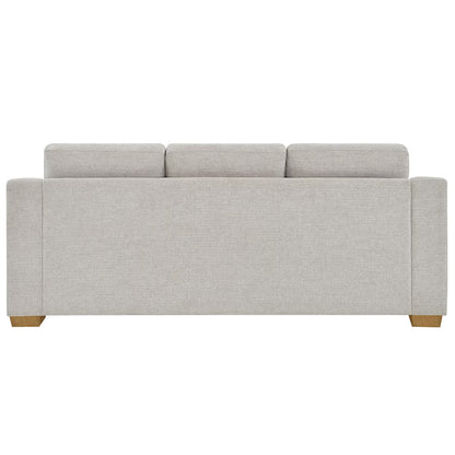Dillard Grey Fabric Corner Sofa with Reversible Chaise