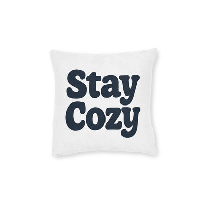 The Stay Cozy Typography Cushion