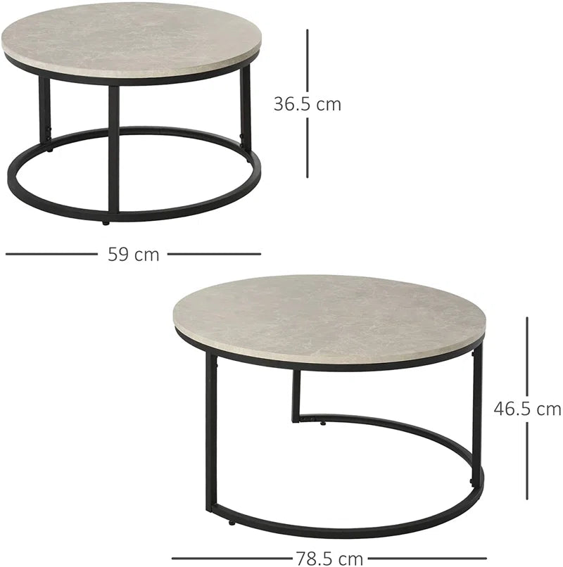 Cotten 2 Piece Coffee Table