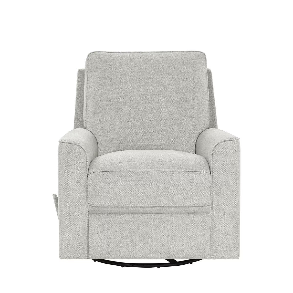 Paxley Grey Fabric Swivel Recliner Chair