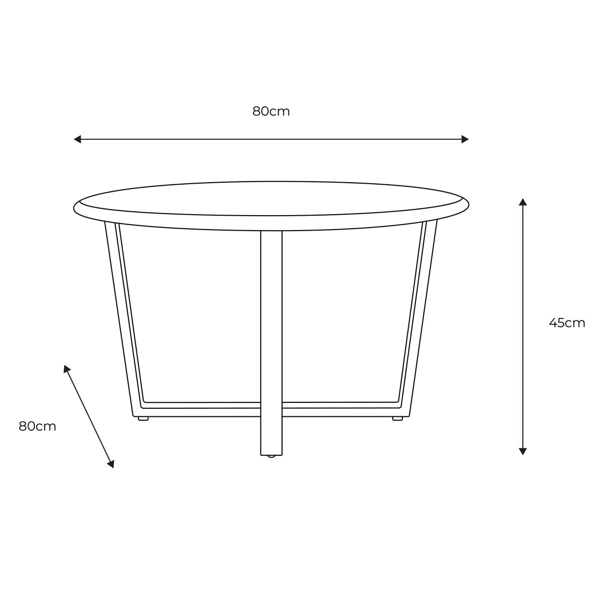 Moderna White Faux Travertine Coffee Table