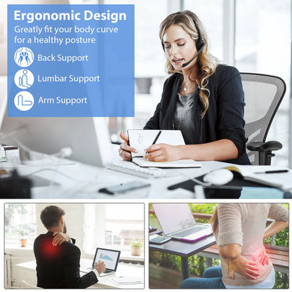 Mesh Drafting Chair with Adjustable Footrest