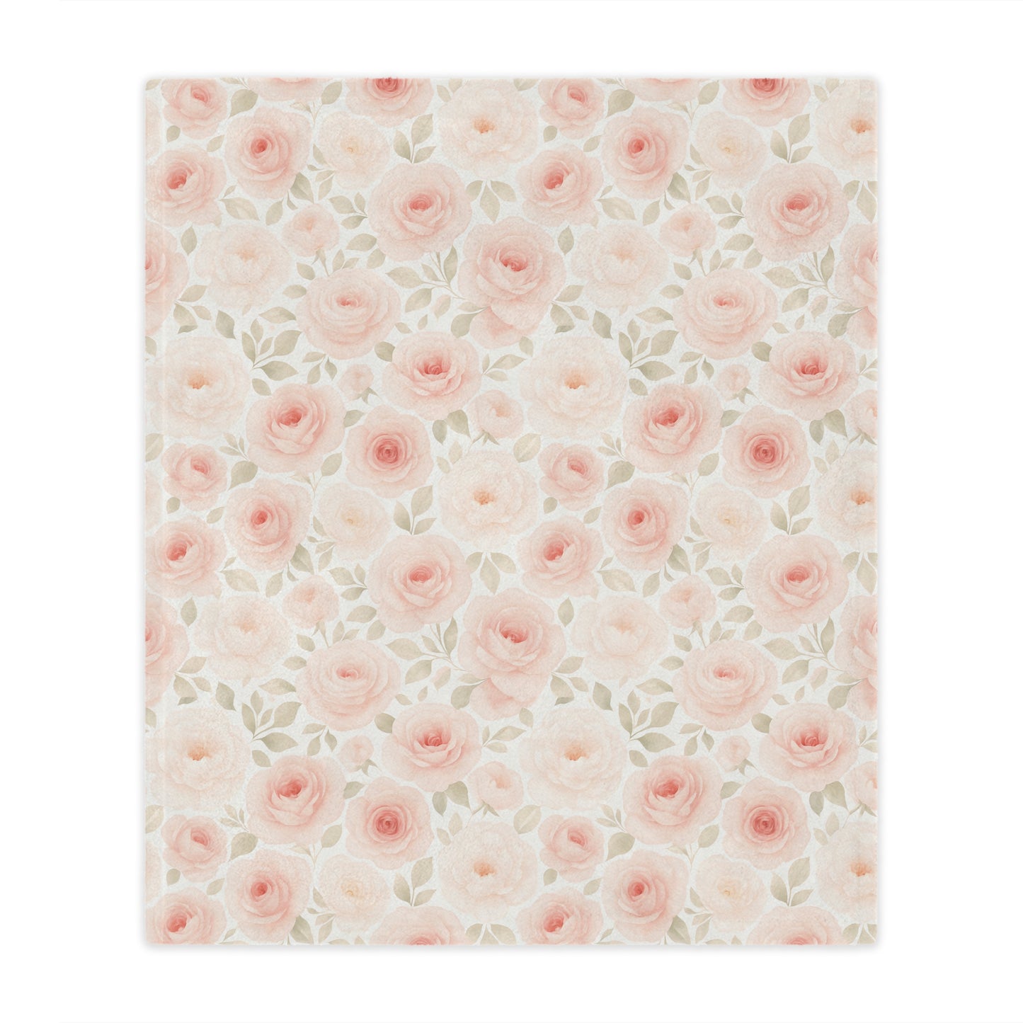Rosé Bloom Elegance Blanket