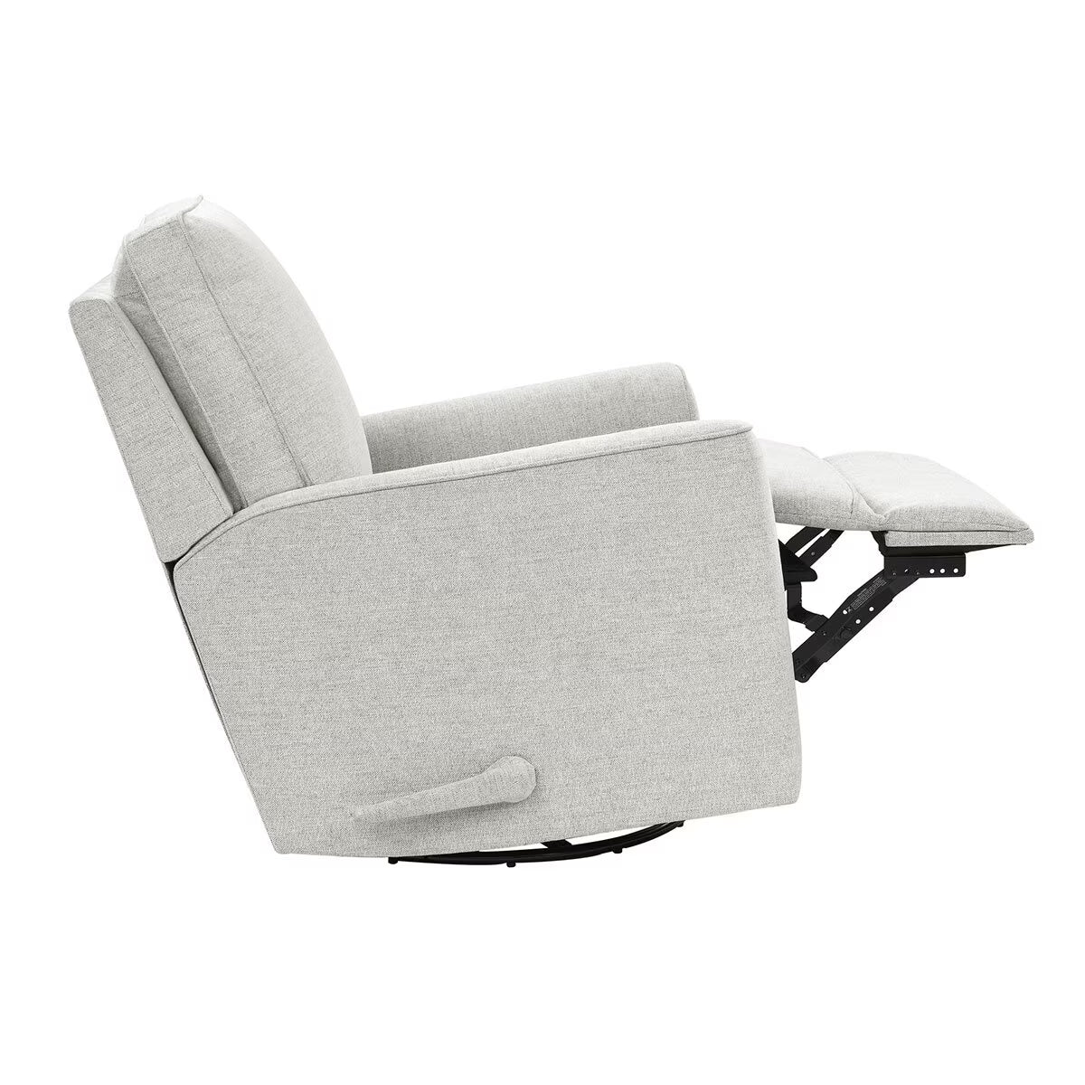 Paxley Grey Fabric Swivel Recliner Chair