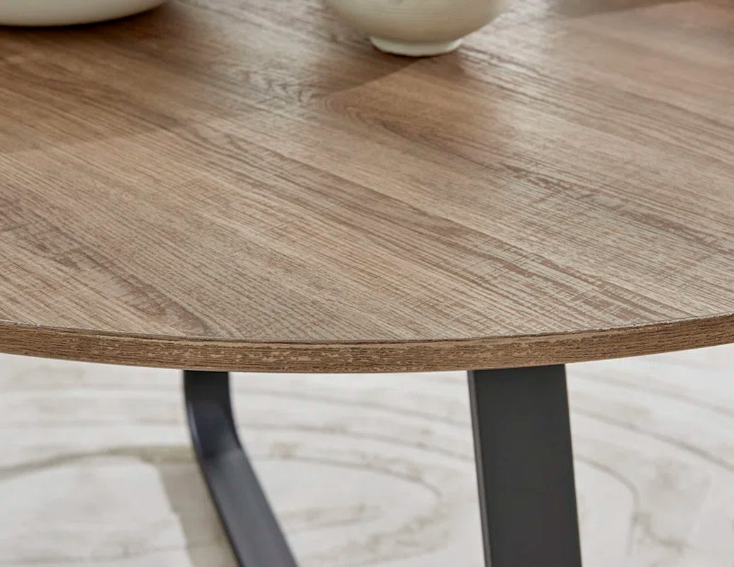 Chowchilla Luxury round Dining Table - Modern Industrial Style