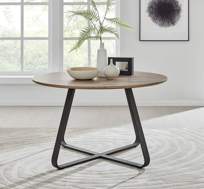 Chowchilla Luxury round Dining Table - Modern Industrial Style