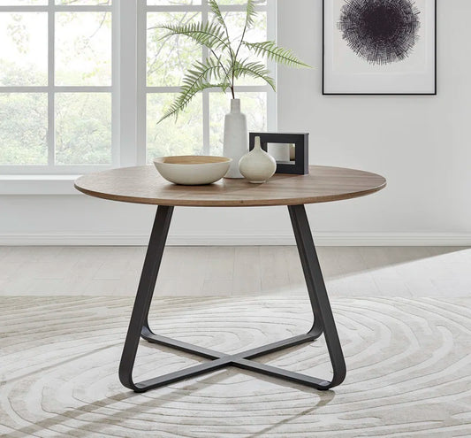 Chowchilla Luxury round Dining Table - Modern Industrial Style