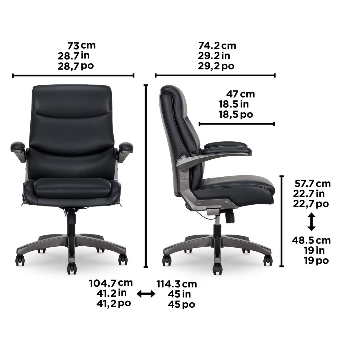 Manager'S Office Chair with Flip up Arms