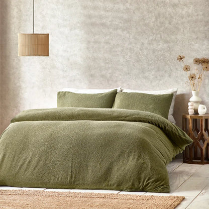Modris Polyester Solid Colour Duvet Cover Set with Pillowcases