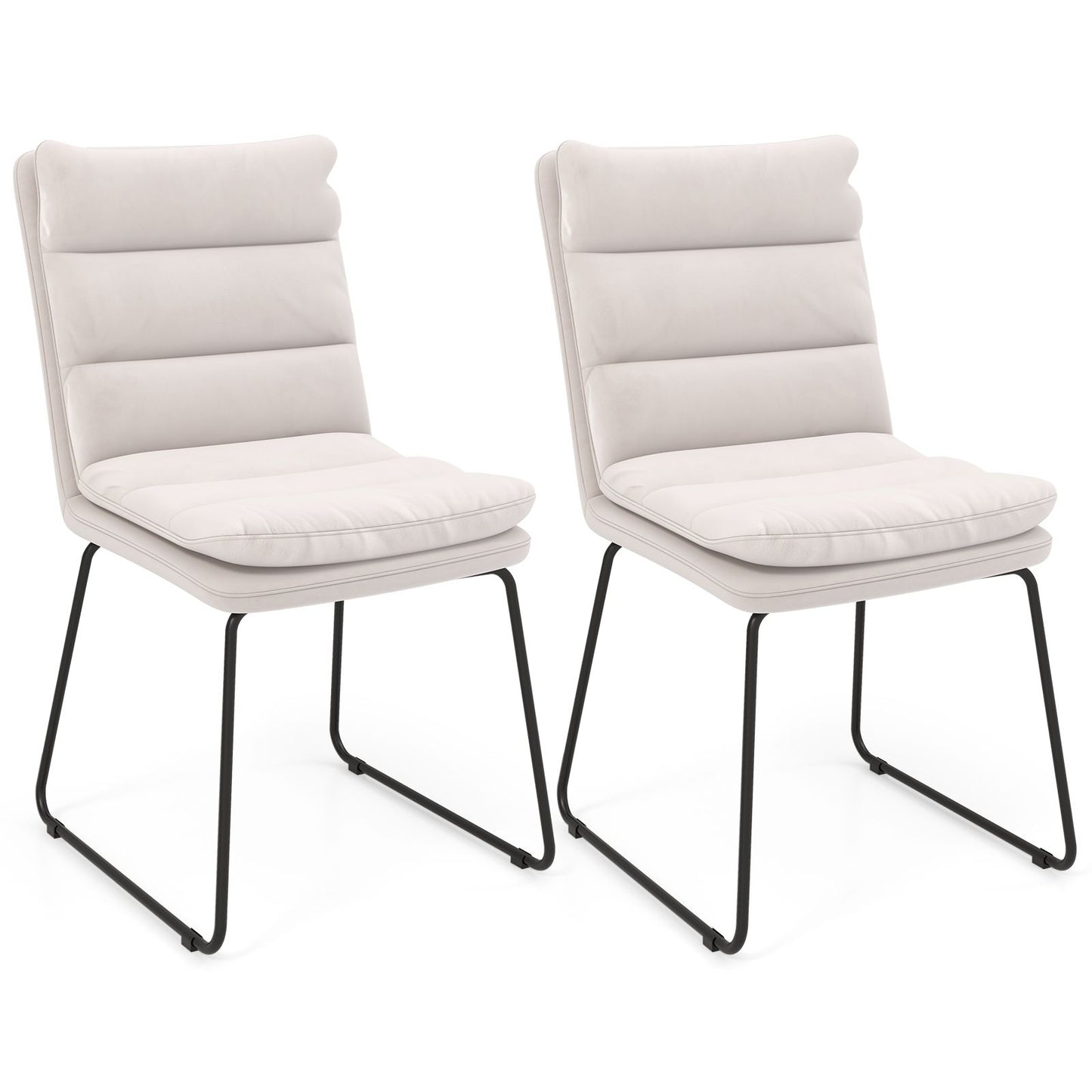 Leisure Chair Upholstered Accent Chair with Wood Heavy-Duty Metal Frame