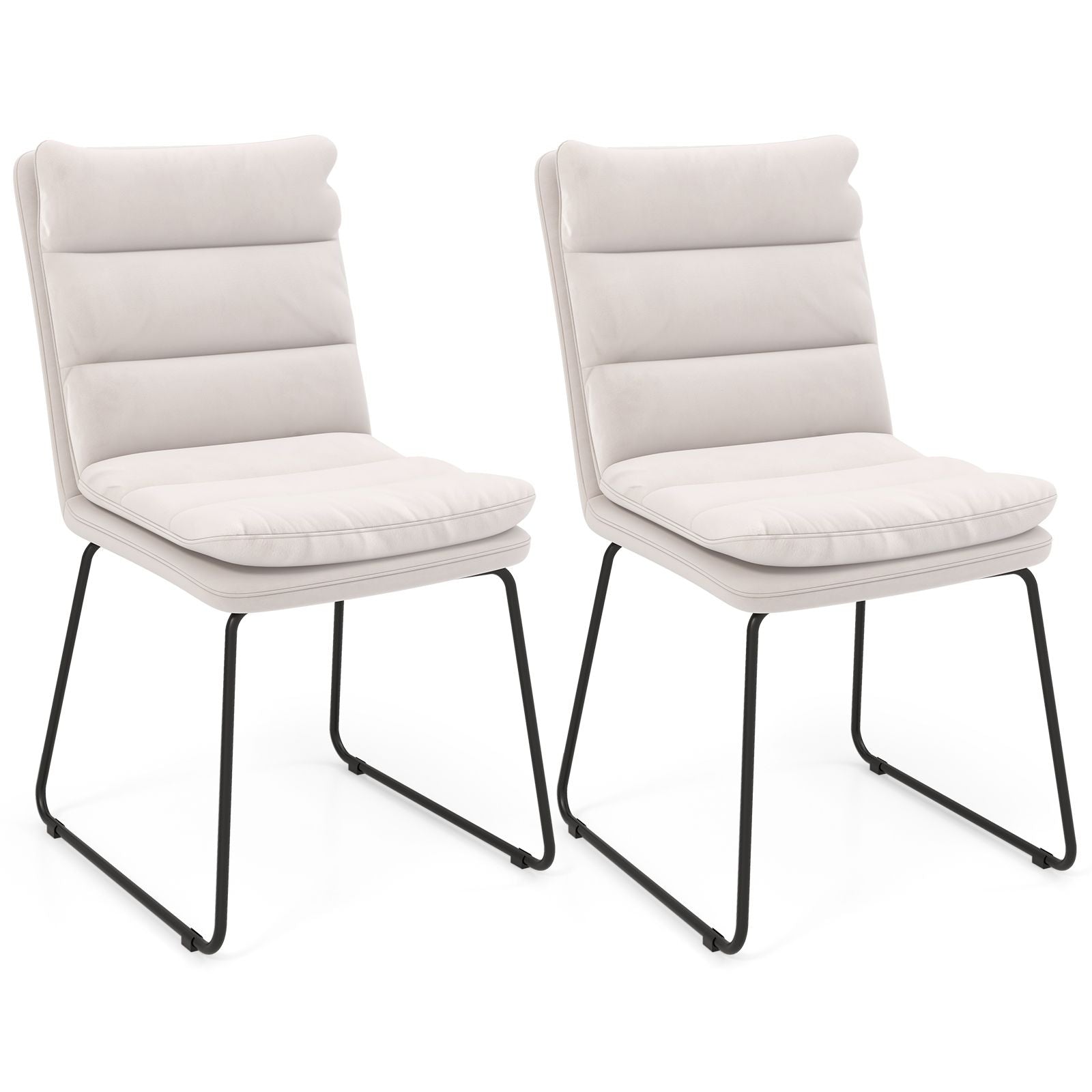 Leisure Chair Upholstered Accent Chair with Wood Heavy-Duty Metal Frame