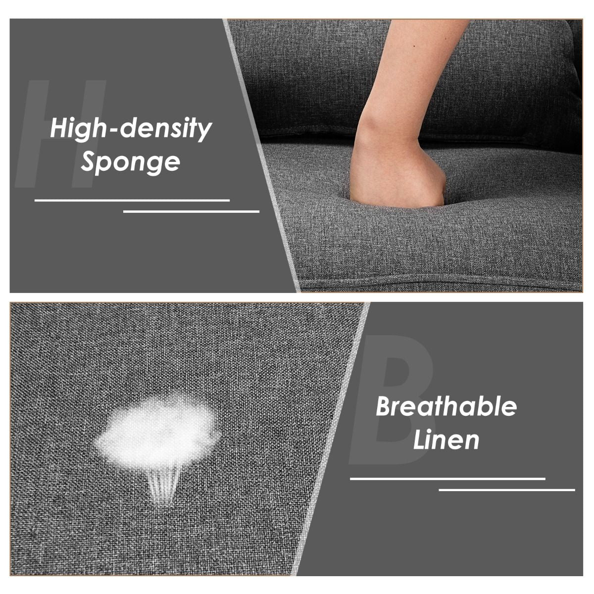 Modern Accent Chair with Lumbar Pillow