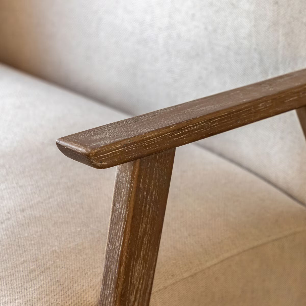 Neyland Natural Linen 2 Seater Sofa